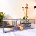 Organizador para Cosméticos c/ Divisórias -1 unidade - 22x8x6,5cm