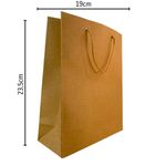 Sacolas de Presente Kraft 9x10cm, 14,5X20cm e 19x23,5cm - 1 Unidade