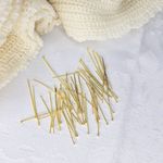 Alfinete Dourado - 10g - 40mm