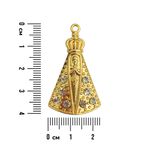 Pingente Nossa Senhora Ouro C/ Strass