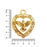 Pingente Espirito Santo Dourado C/ Strass