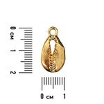 Pingente Buzios Dourado - 2 Unidades