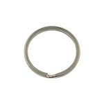 Argola Para Chaveiro Italiana 25MM Niquel - 10 Unidades