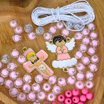 Kit Pronto Terço Infatil Rosa