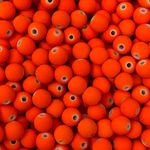 Bola Acrilica 08mm Emborrachada - 30g