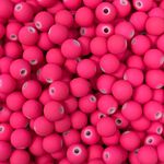 Bola Acrilica 08mm Emborrachada - 30g