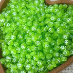 Contas Acrílicas Letras e Números - 30g
