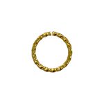 Argola Aluminio 18MM Ouro - 10 Unidades