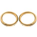 Argola Articulada Dourada 25MM - 2 Unidades