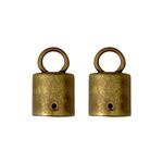 Terminal 12MM Ouro Velho - 2 Unidades