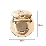 Fecho Bolsa Dourado