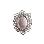 Entremeio p/ Resinar Prateado - 1 unidade