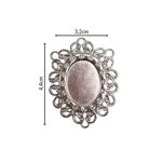 Entremeio p/ Resinar Prateado - 1 unidade