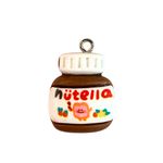 Pingente Pote de Nutella Resina - 2 unidades