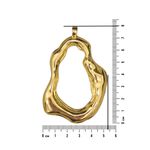 Pingente Dourado Abstrato