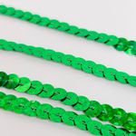 Fio de Paetê Verde 06mm – 1 Metro