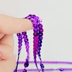  Fio De Paetê Roxo 08mm – 1 Metro