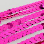 Fio De Paetê Rosa 08mm – 1 Metro