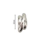 Passador Trabalhado 4,2cm Níquel - 2 Unidades