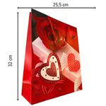 SACOLAS DE PRESENTE C/ GLITTER 25X32CM - 1 Unidade
