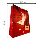 SACOLAS DE PRESENTE C/ GLITTER 25X32CM - 1 Unidade