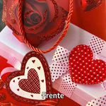 SACOLAS DE PRESENTE C/ GLITTER 25X32CM - 1 Unidade