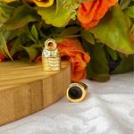 TERMINAL LISTRADO 8MM DOURADO - 2 Unidades