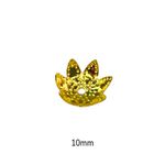Tulipa Floco de Neve 10mm Dourado - 5g