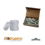 Contrapeso de Ferro garra Baixa p/ Roda Ferro 50GR (50pc) - revisado