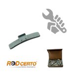Contrapeso de Ferro garra Baixa p/ Roda Ferro 50GR (50pc) - revisado