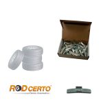 Contrapeso de Ferro garra Baixa p/ Roda Ferro 45GR (50pc) - revisado
