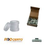 Contrapeso de Ferro garra Baixa p/ Roda Ferro 35GR (50pc) - revisado
