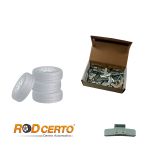 Contrapeso de Ferro garra Baixa p/ Roda Ferro 40GR (50pc) - revisado