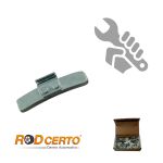 Contrapeso de Ferro garra Baixa p/ Roda Ferro 40GR (50pc) - revisado