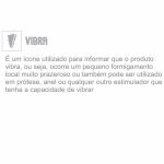 *Anel Peniano Com Vibro e Cerdas Yi Lian VP (AN057 - 17031) - Preto