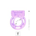 Anel Peniano Com Vibro Borboleta SI (1010) - Roxo