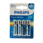 Pilha Pequena AA Alcalina 4un Philips - (17871) - Padrão