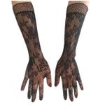 Luva Arrastão Trabalhada (ST985-17904) - Preto