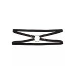 Perneira Dupla Com Argola- (17970) - Preta