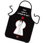 *Avental Quer Espiar o Cardápio de Hoje? - (17971) - Preto