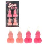 Vela Formato de Pênis Sex Candle Com 4un SI (5716) - Padrão