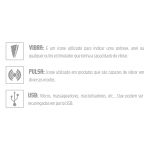 *Cápsula Vibratória Recarregável Seed SI (5967) - Preto