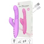 Vibrador Vai e Vem Recarregável Sex Massager SI - (6035) - Roxo