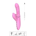 Vibrador Vai e Vem Recarregável Sex Massager SI - (6035) - Rosa
