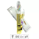 *Vibrador Vai e Vem Female Com Estimulador SI (17450-6045) - Dourado