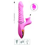 Vibrador Com Estimulador Recarregável Sex Massager SI (6064) - Rosa