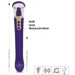 Vibrador e Estimulador de Clitóris Recarregável Amzing SI (7003) - Roxo