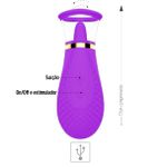 Estimulador De Clitóris Recarregável Pistil SI (7063) - Roxo
