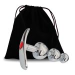 Plug De Metal Com Base Removível SI (7450) - Pedra Vermelha