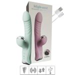 Vibrador Vai e Vem Com Pulsação High-End SI - (8735) - Verde
